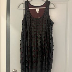 Anthropologie black dress